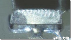 不沾錫，空焊不沾錫