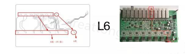 根據(jù)客戶端提供的信息，確認(rèn)為L(zhǎng)6層光口8與芯片8之間的兩條差分阻抗線調(diào)試不通-深圳宏力捷