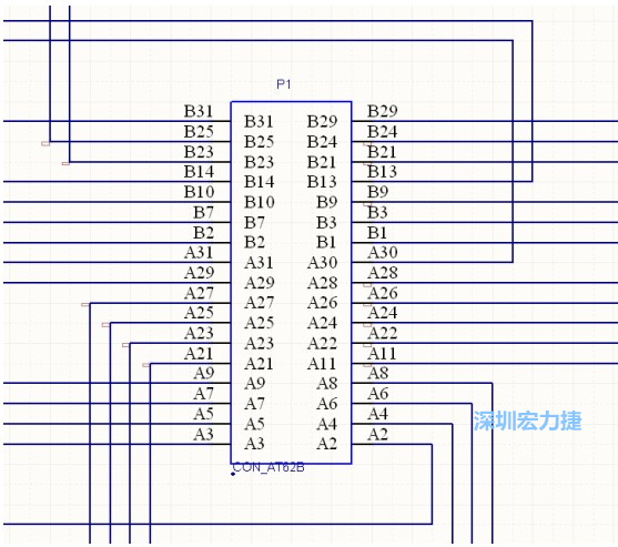 雙擊 1.SchDoc，文件可以被正常打開，下圖是其中的一部分：
