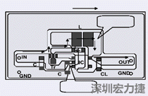圖2：升壓電路的PCB設(shè)計示例。