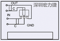 圖3：降壓電路的PCB設(shè)計示例。